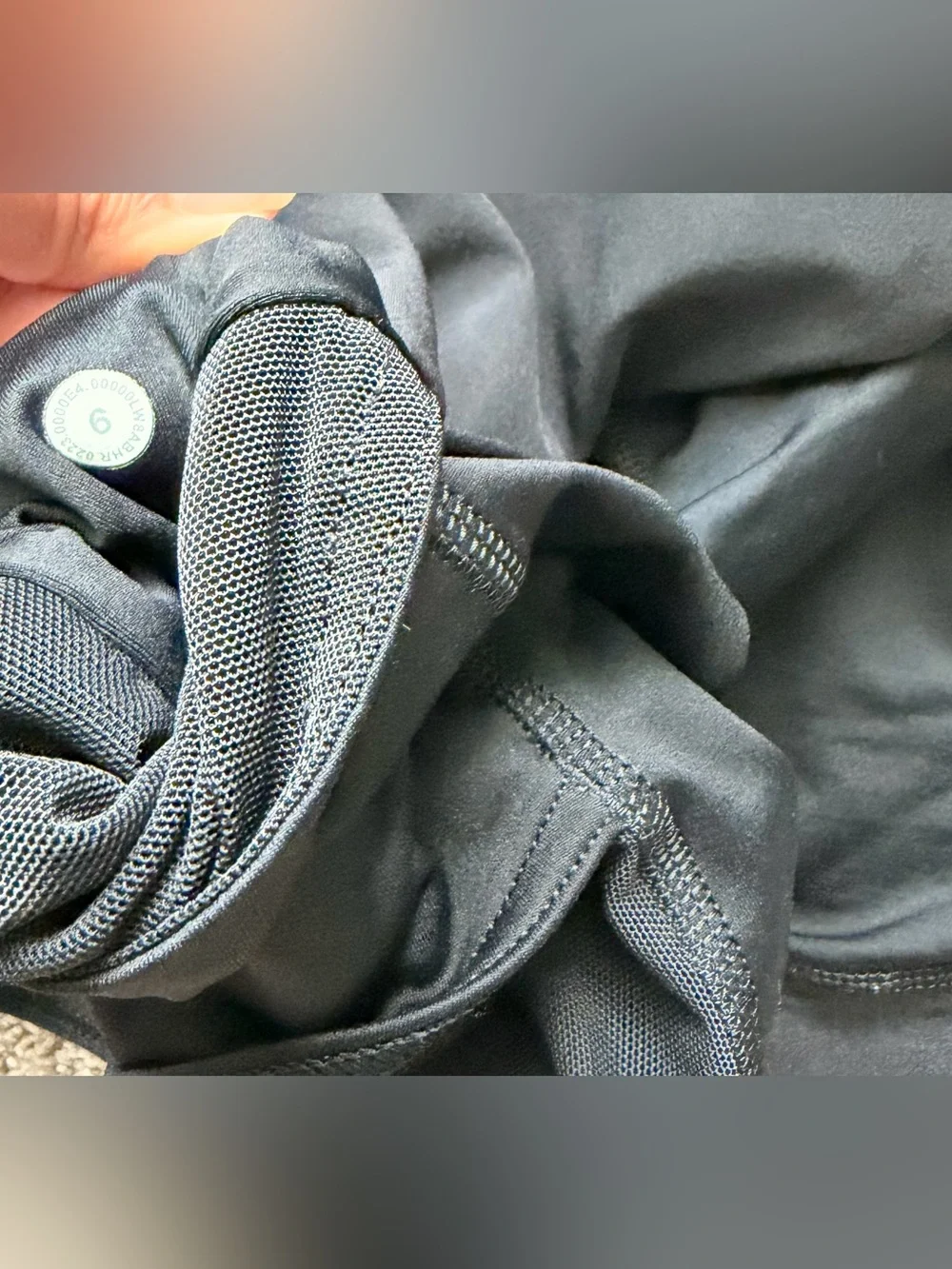 lululemon athletica Black Layered Athletic Skort
